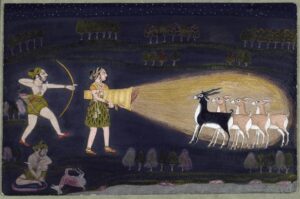 Bhil Tribe painting at Walters Museum, USAA